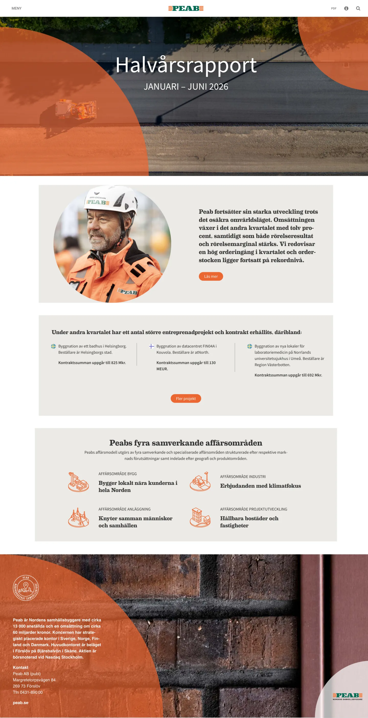 Half-year Report 2026, the latest quarterly report on InPublix